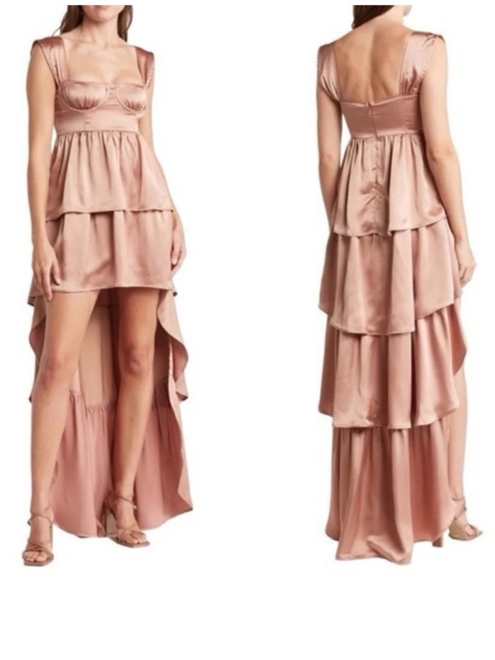 WhoWoreWhat Satin Corset Dress size 4 NEW